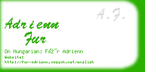 adrienn fur business card